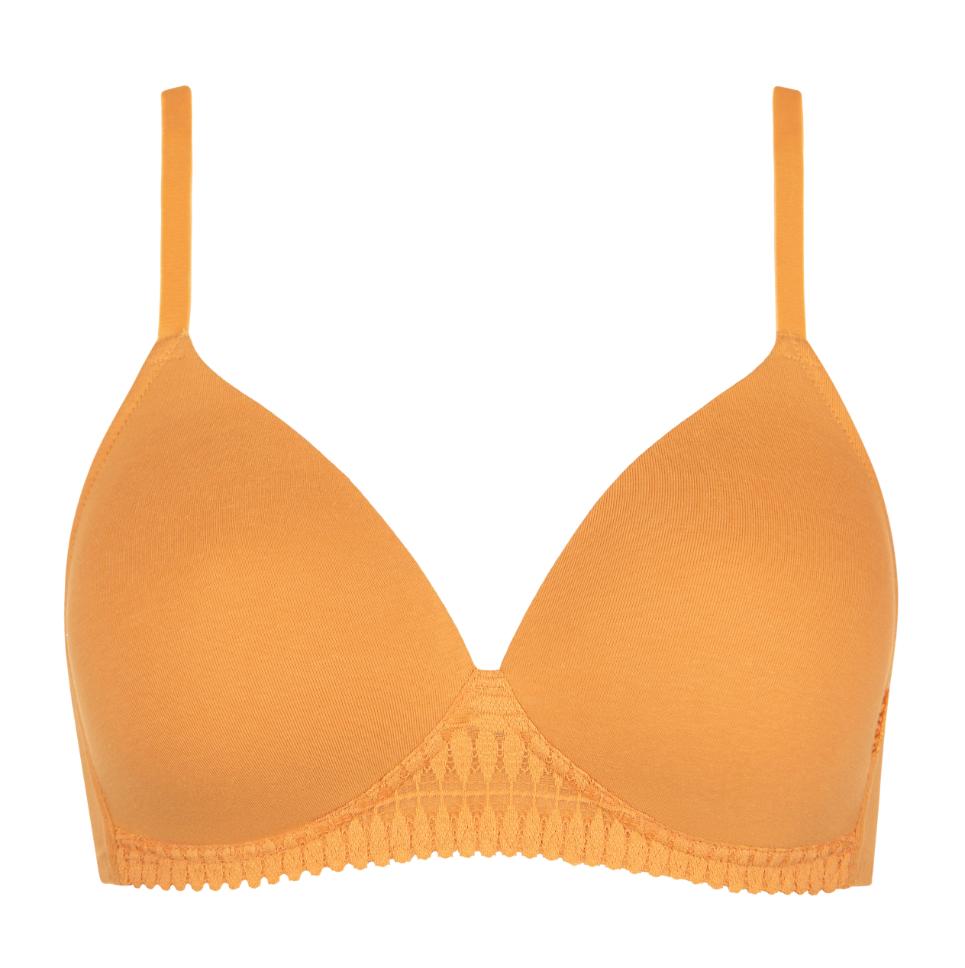 OPHELIA Bra with moulded brushed foam cups - V-Neck Wireless Soft  20383