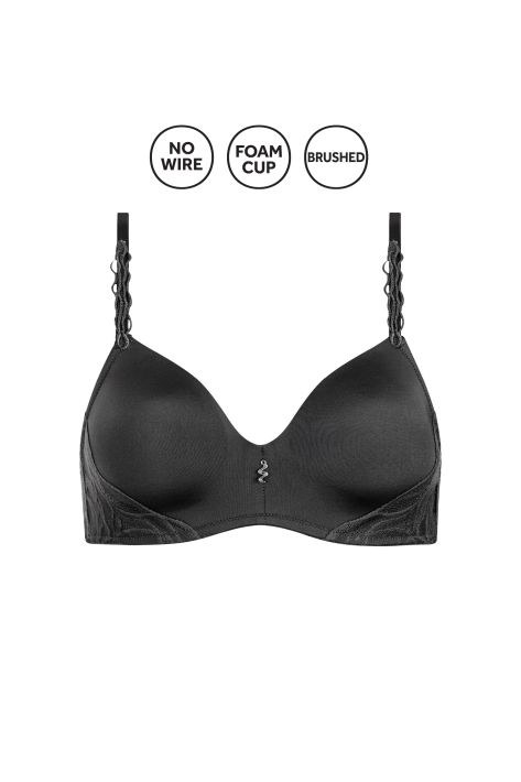 20413 RIVER Bra with moulded foam cup without wire  - wireless soft 