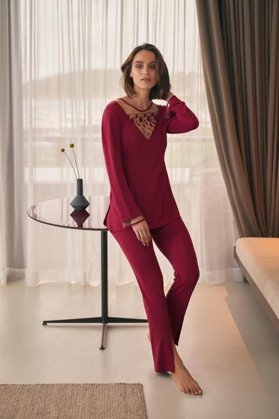 GLORIOSA Pyjama long trousers and shirt long sleeves 23424